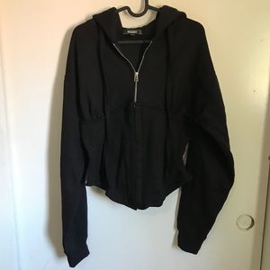 Black corset jacket